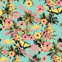 サーフブランドのグラフィックデザイン