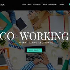 コワーキングスペースを提供する会社のホームページ