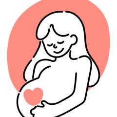 妊婦・マタニティのSNSイラスト