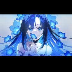 ネモフィラと女の子