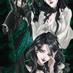 キャラクターデザイン　魔女　クライアントワーク