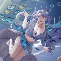 IRIAMライバー様のパネル開け用1枚絵制作