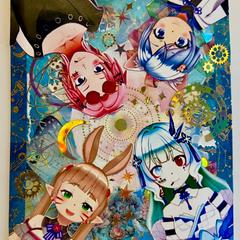 配信者さんのコラージュ