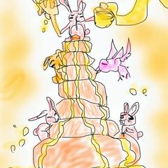 みんなでホットケーキ