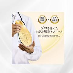 ゆがみ矯正インソールバナー