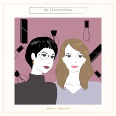 女性アイコン制作