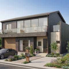 住宅の外観CGパースを作成します