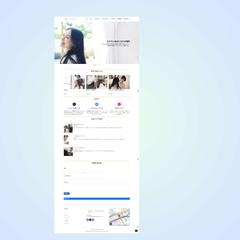 架空の美容室のホームページ