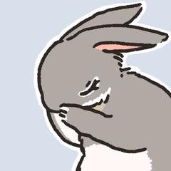 くしくし中のうさぎ
