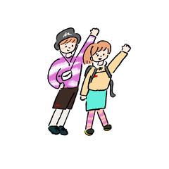 アウトドア・キャンプ・野外・フェス イラスト