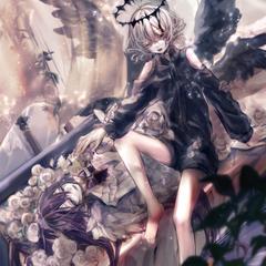 棘冠の天使と白薔薇｜幻想的なダークファンタジー