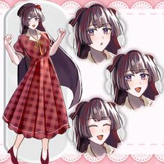 レトロチックな立ち絵