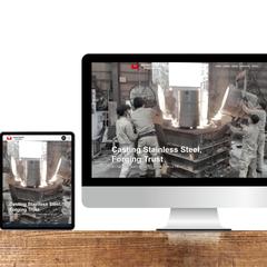 老舗鋳造メーカー様のサイトを制作