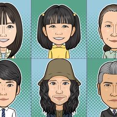 TVドラマ「舞いあがれ！」似顔絵
