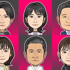 TVドラマ「クロサギ(2022年版)」似顔絵