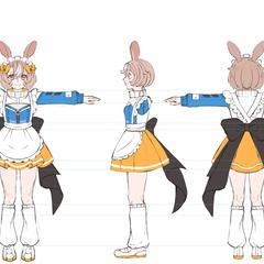 キャラクター三面図参考