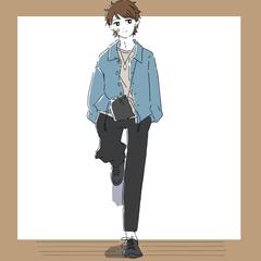 男性全身