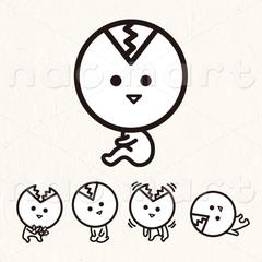LINEスタンプ用キャラクター