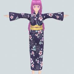 Vtuber用のVRMデ－タ－形式キャラクター