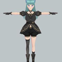 Vtuber用のVRMデ－タ－形式キャラクター