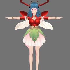 Vtuber用のVRMデ－タ－形式キャラクター