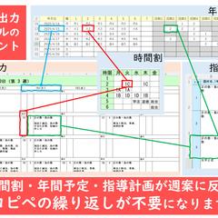 中学校教員向け週案出力ツール