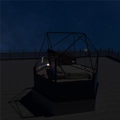 メタバースで星を見る部屋