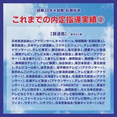 これまでの内定指導実績２　放送局