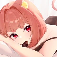 猫の女の子イラスト