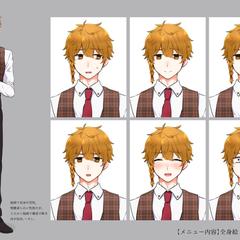 TRPGで使用するために作成した立ち絵+表情差分5種