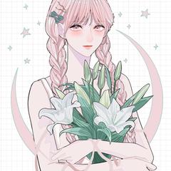 SNS用女の子イラスト