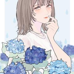 SNS用女の子イラスト