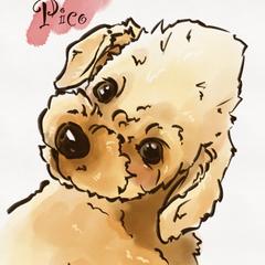 愛犬似顔絵