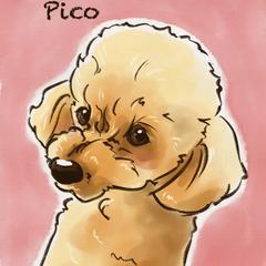 愛犬似顔絵