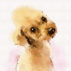 愛犬似顔絵