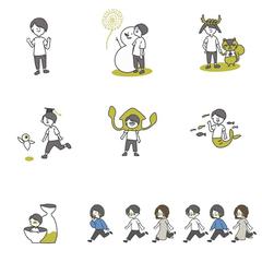 自己紹介用イラストカット