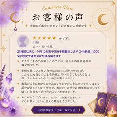 手相鑑定の感想をいただきました。