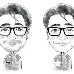 モノクロ似顔絵