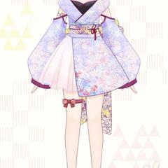 Live2Dモデル用の立ち絵イラスト