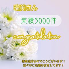 3000件のお祝いサムネイルを頂きました