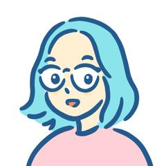 女性の似顔絵