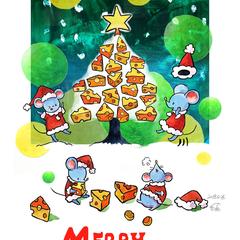 クリスマスイラスト２０１９