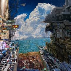 海の見えるマンション