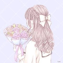 ふわっとやさしい好印象アイコンイラスト