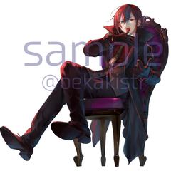 配信用キャラクターイラスト
