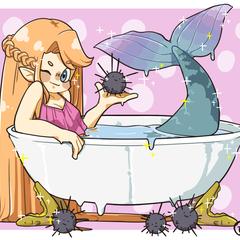 人魚の女の子