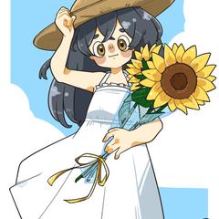夏を届けに来た女の子
