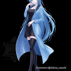青唇のお姉さん