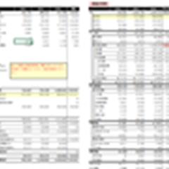 財務分析事業計画・収支計画作成（一部抜粋）