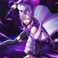 VTuber 紫蘭蒼空様 キービジュアルの制作